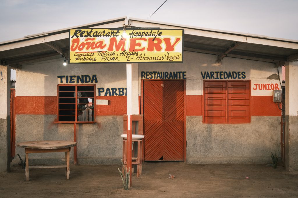 Bar restaurant in Wayuu Community