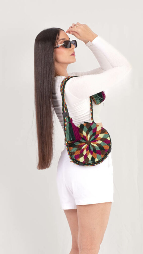 lisboa wayuu round bag