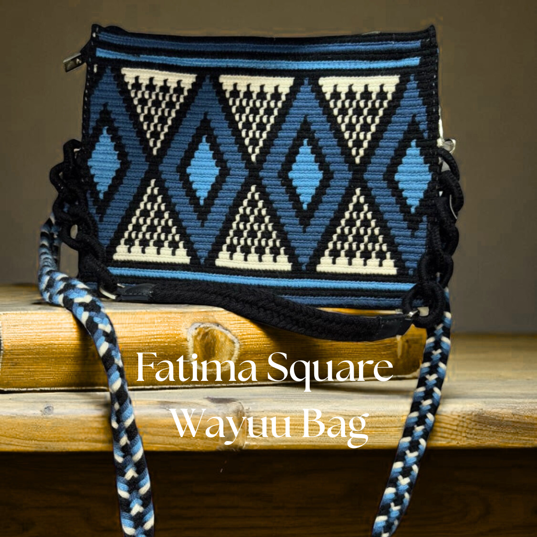 Wayuu handbag in geometric pattern